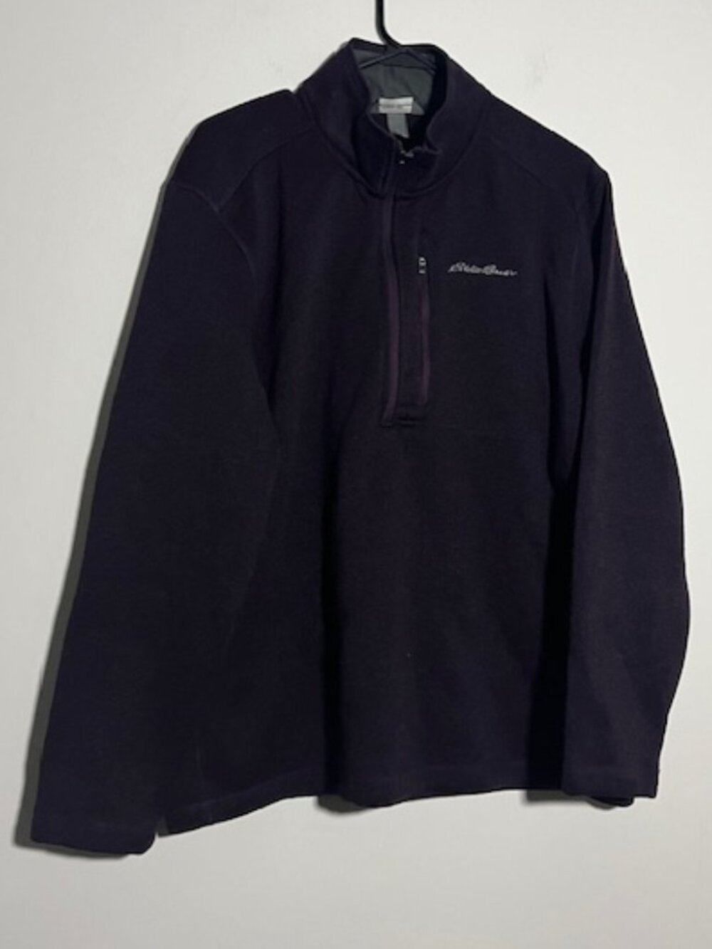 Eddie Bauer Purple Fleece Sweatshirt Size XL